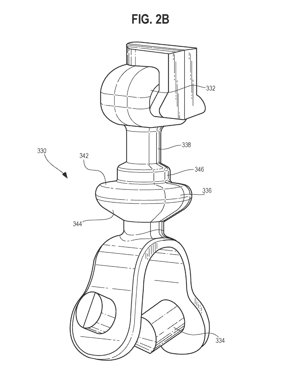 Fitting with a collar for a power transmission system