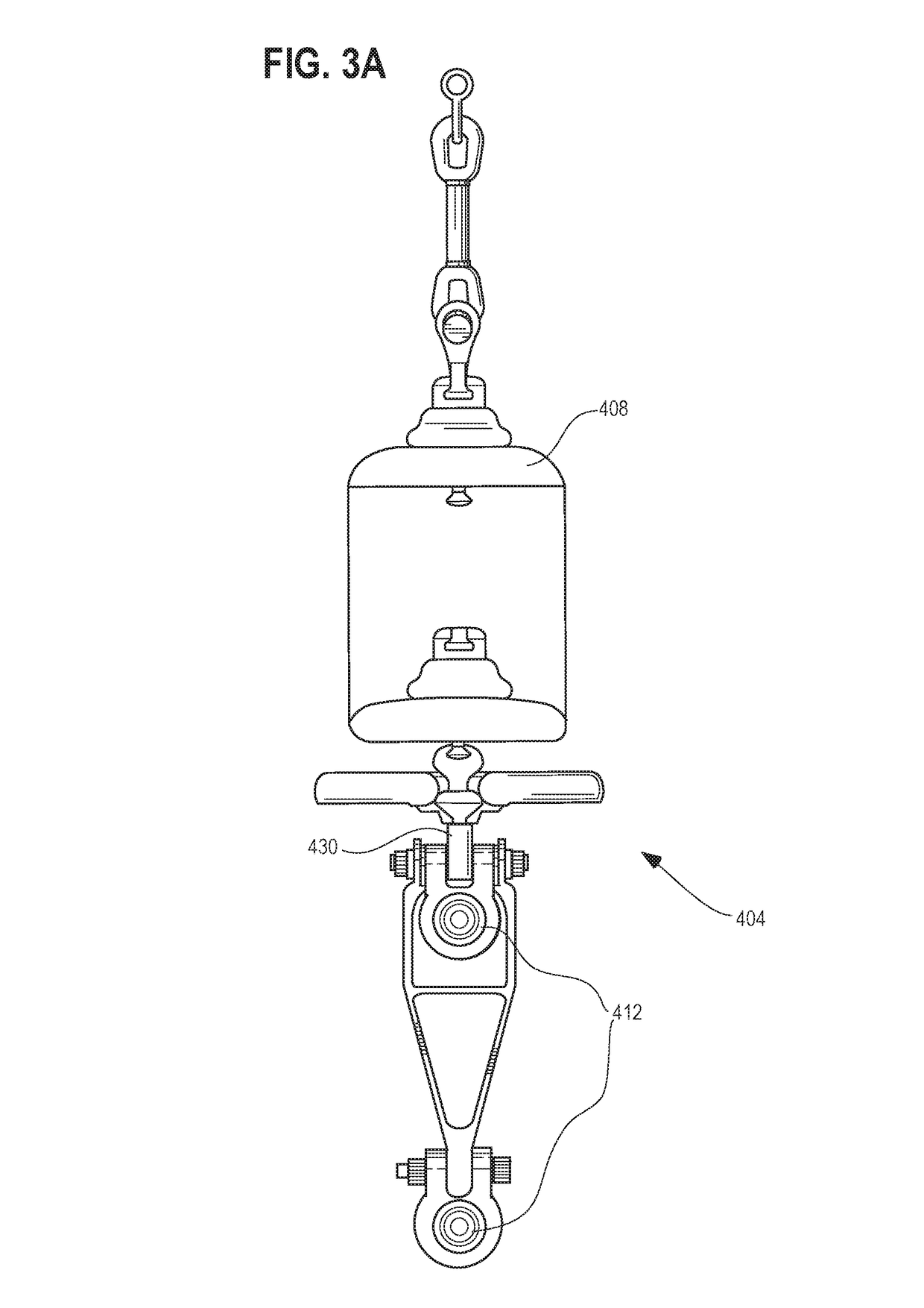 Fitting with a collar for a power transmission system