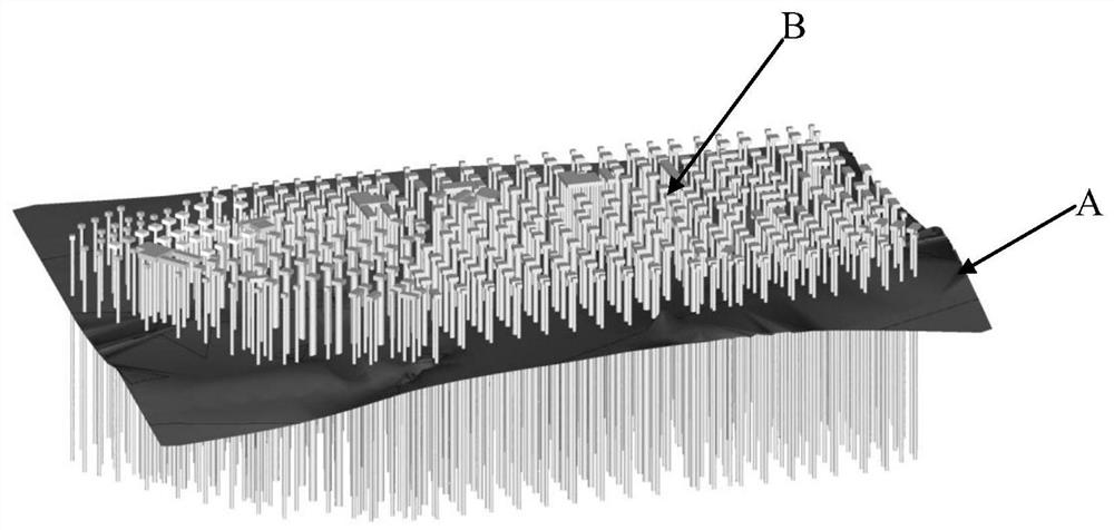 Engineering pile length batch pre-judgment method based on BIM technology