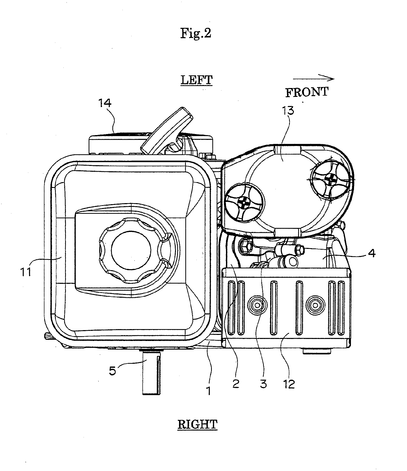 Speed governor of engine