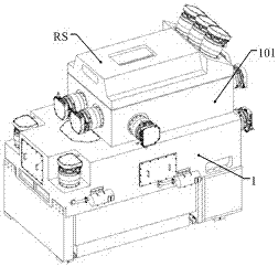 Vacuum frame and sealing method for euv lithography equipment