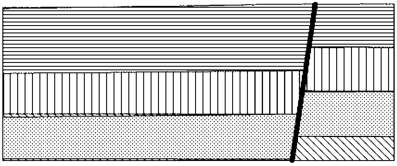 Detection method of stope bottom rock stratum of open coal mine