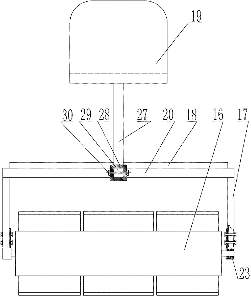 Walking stool for agricultural machinery