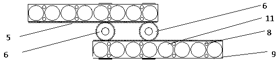 A traction-type metal wall-climbing robot