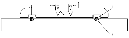 Locating type rapid-replacement chuck for brick stacking machine