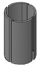 Secondary chlorine gas injection device for fine-particle titanium raw material boiling chlorination furnace