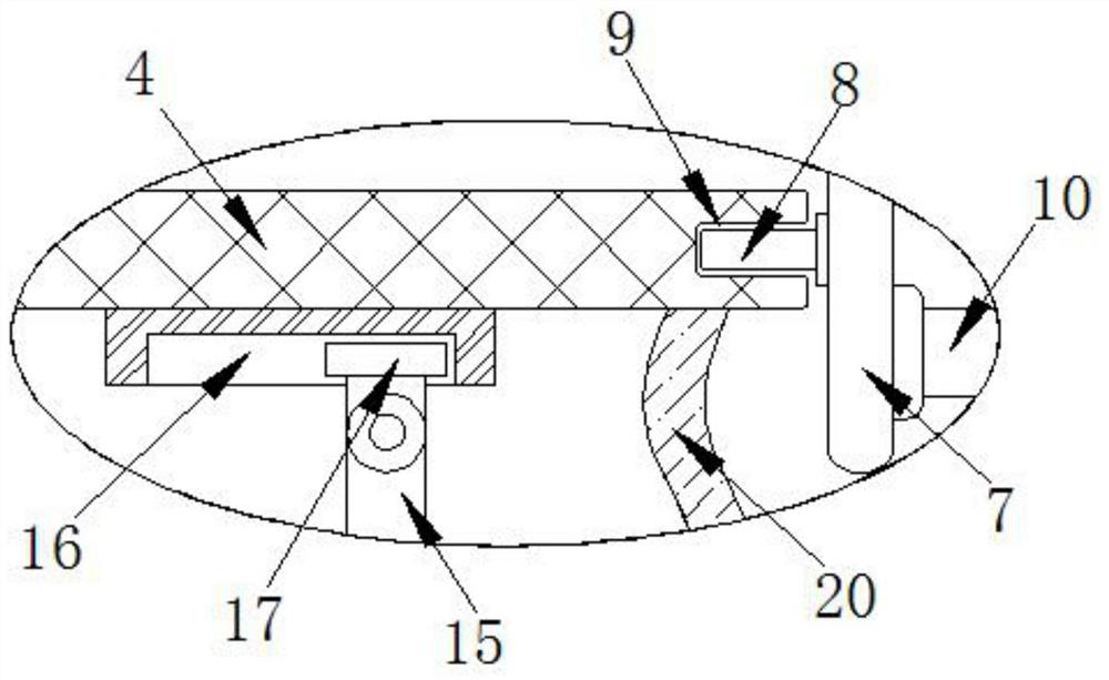 Grate cooler head cover blanking device capable of improving production efficiency