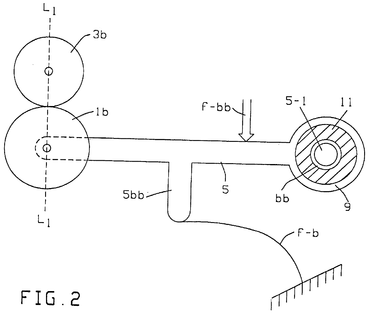 Elastomer damping of pivoted pinch roll