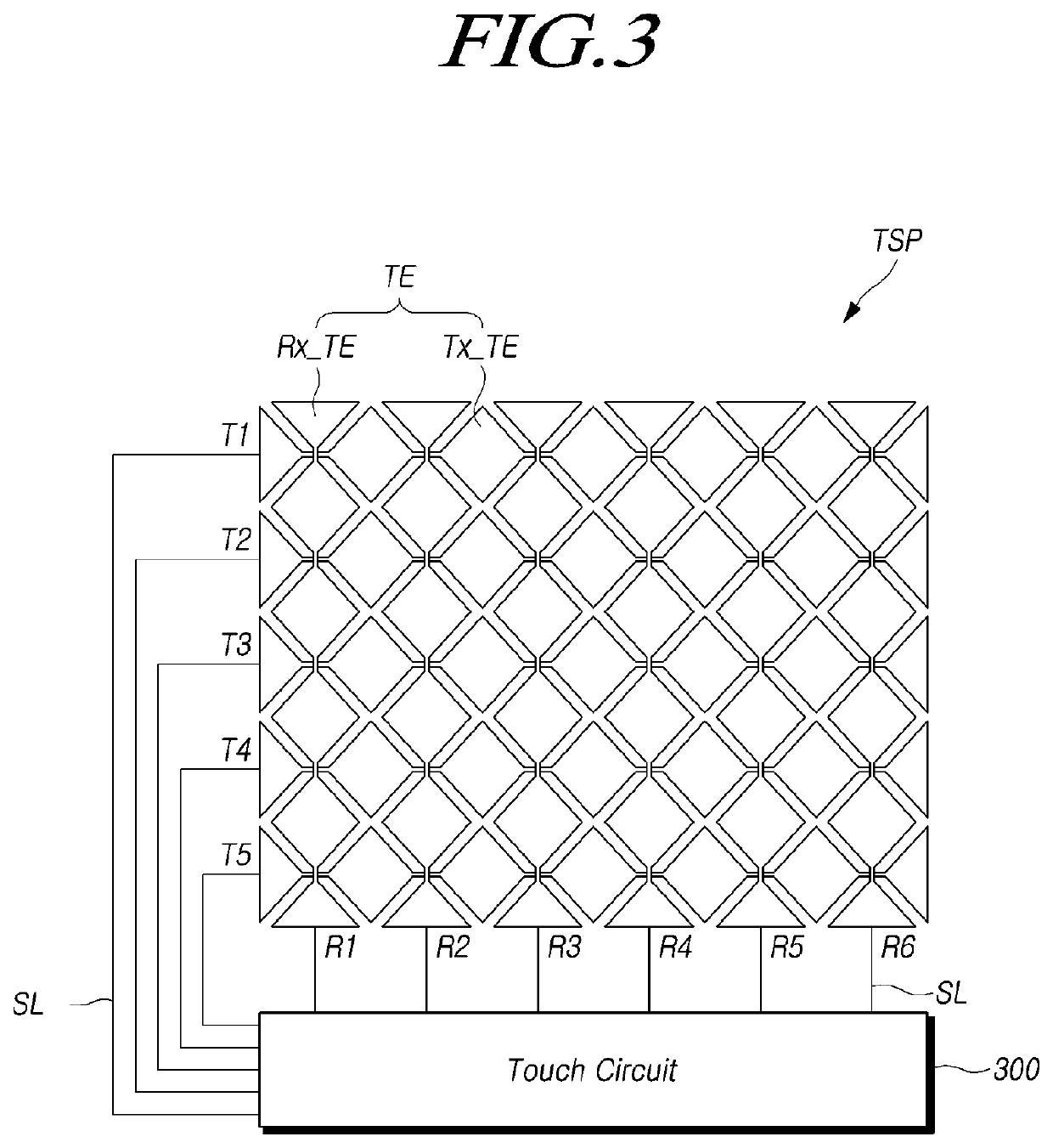 Touch display device and touch circuit for sensing an active pen touch and finger touch