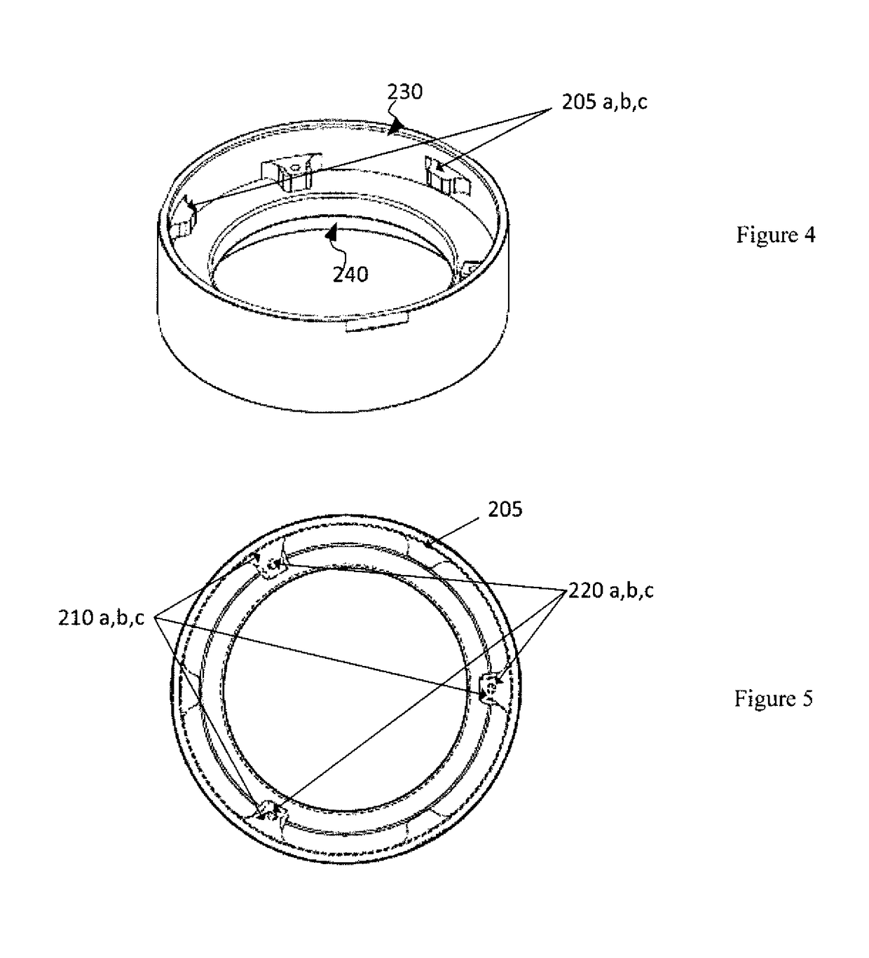 Centering bell quick change system