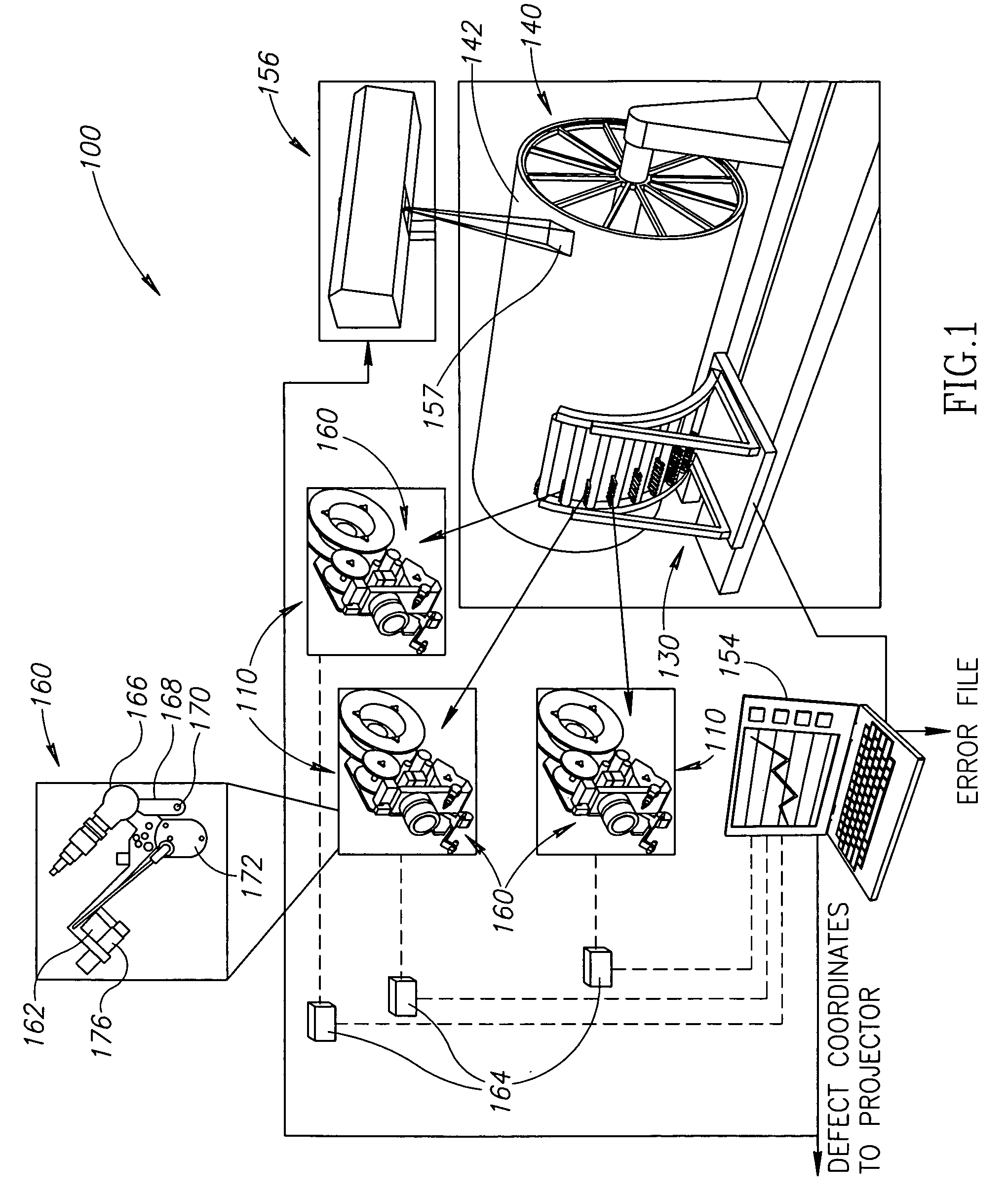 Systems and methods for in-process vision inspection for automated machines