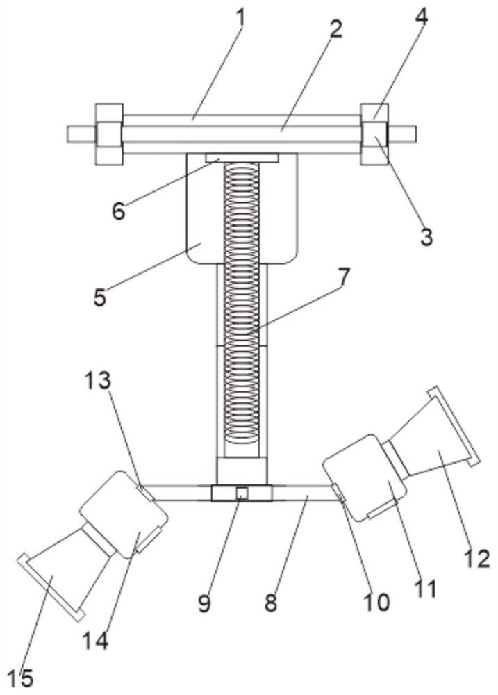 Projection lamp with adjusting structure and adjusting method