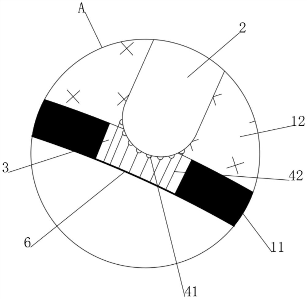 Self-moving heat removal type smoke exhaust pipeline for calcining furnace