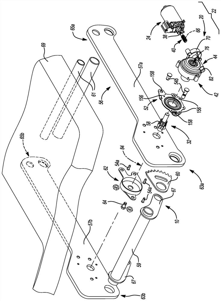 gear assembly for seat adjuster