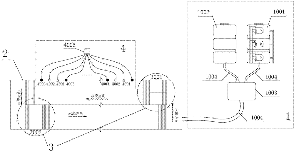 Multifunctional water bloom growth and extinction experiment research system under influence of hydraulic engineering and operation method thereof