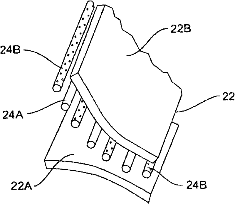 A kind of clothing with cooling structure