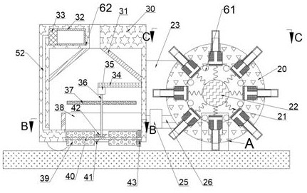 Plastic lawn dewatering and drying device