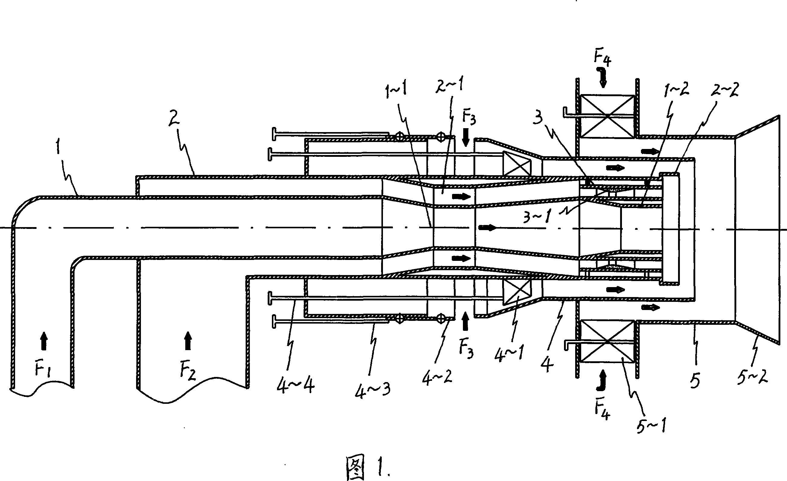 Double cyclone pulverized coal burner