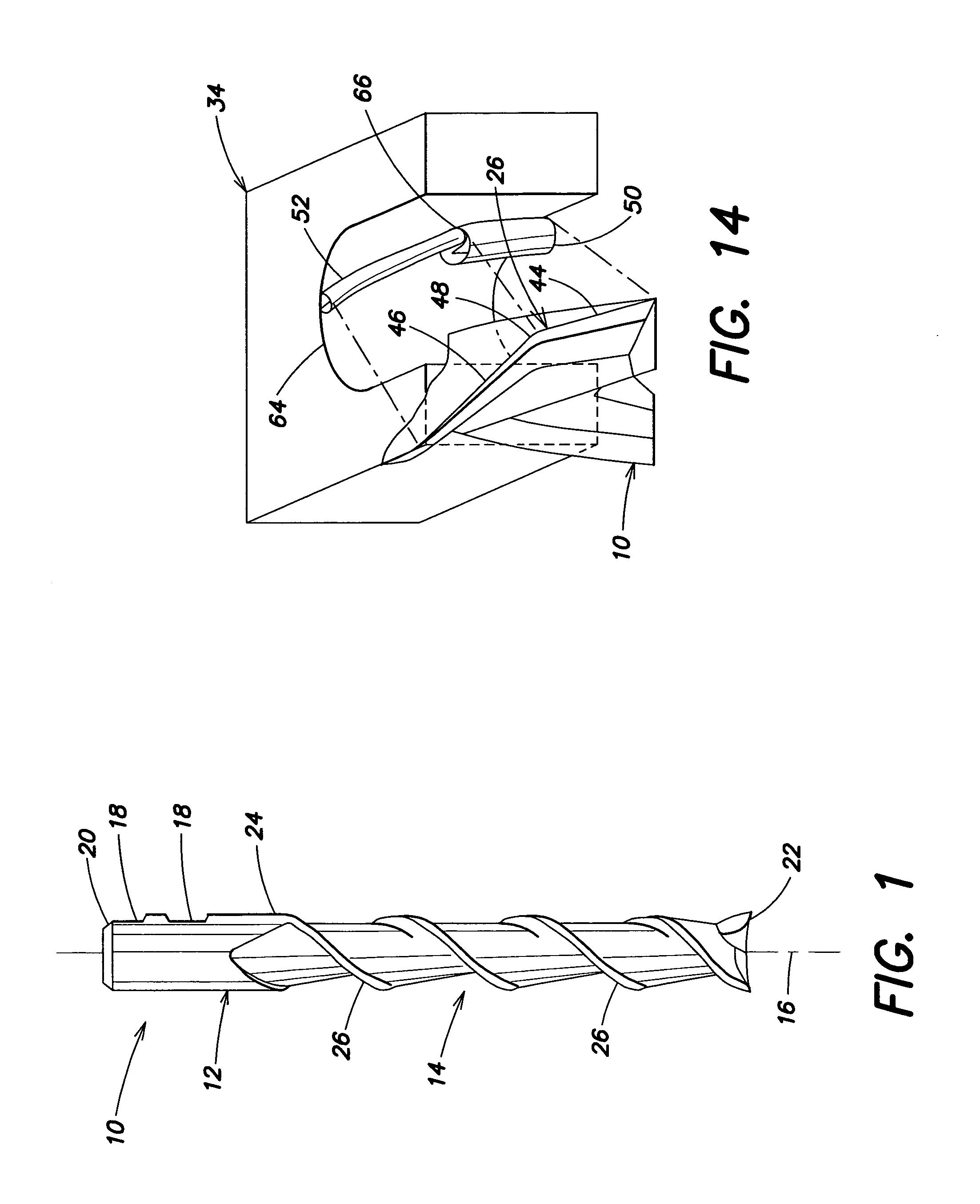 Helical flute end mill with multi-section cutting edge