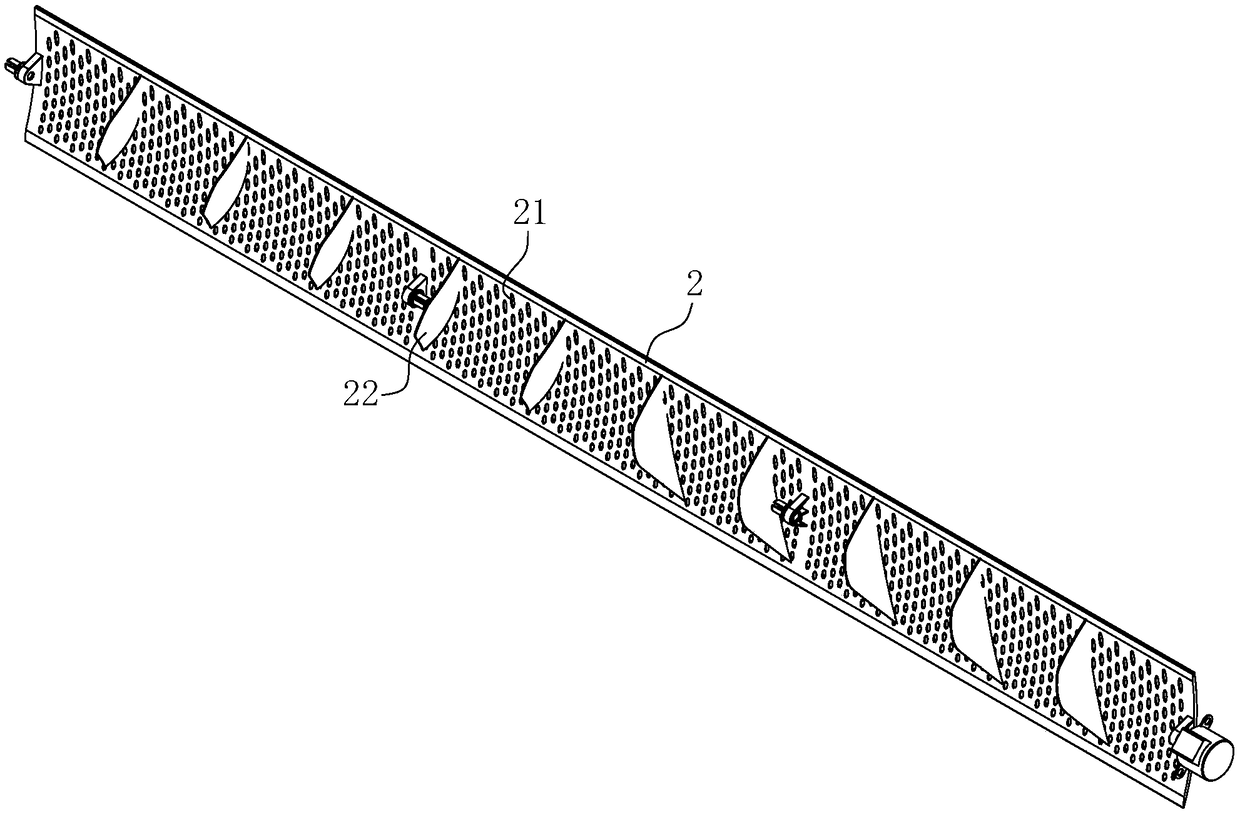 Breeze-type air outlet structure of air conditioner