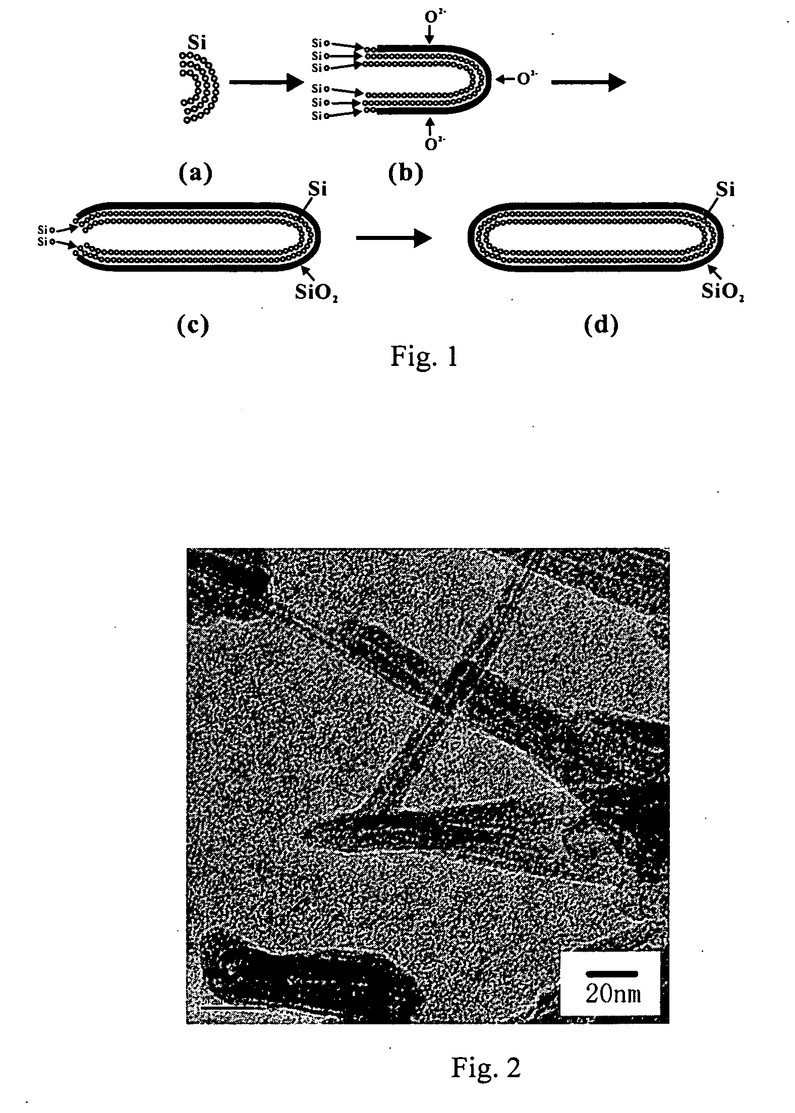 Preparation of self-assembled silicon nanotubes by hydrothermal method