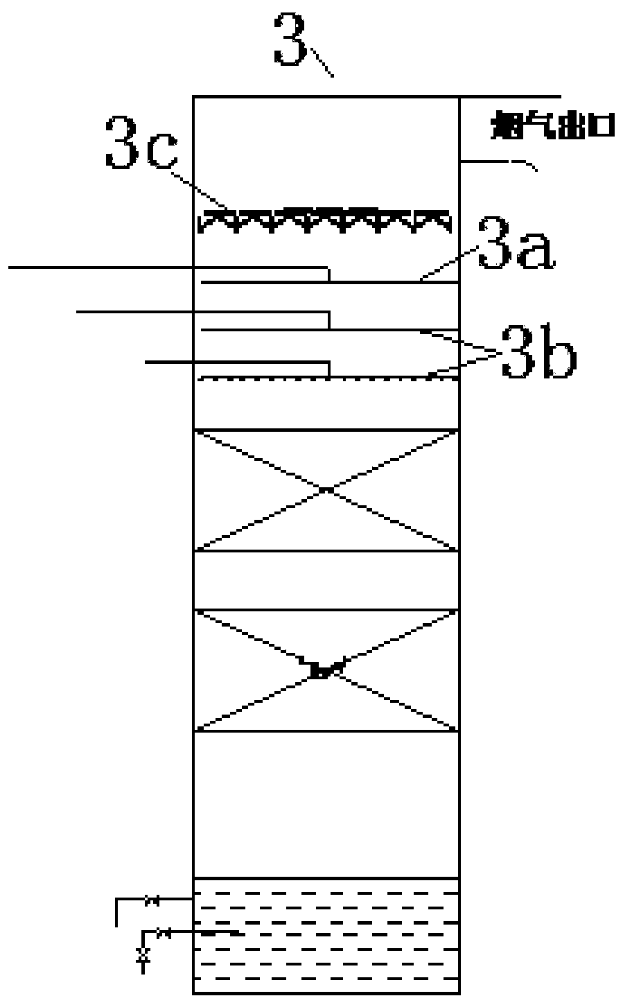 Device combining waste-heat recovery and white elimination with wastewater concentration