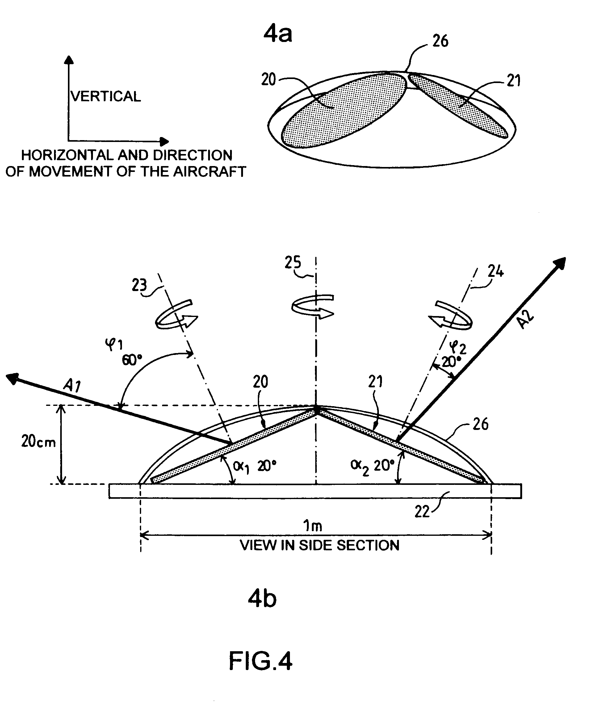 Space telecommunications integrated antenna system for mobile terrestrial stations (Satcoms)