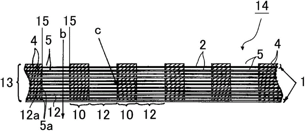 Laminated type X-ray filter grating, and manufacturing device and manufacturing method thereof