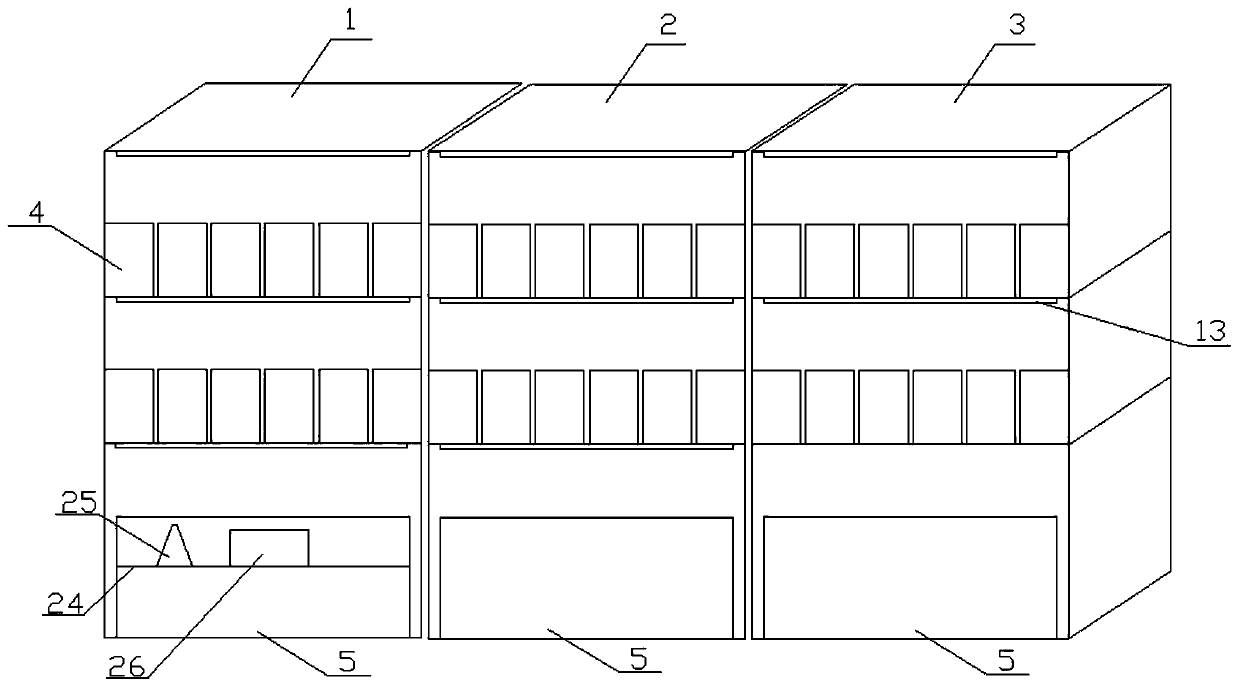 Flowing water circulation fish farming system