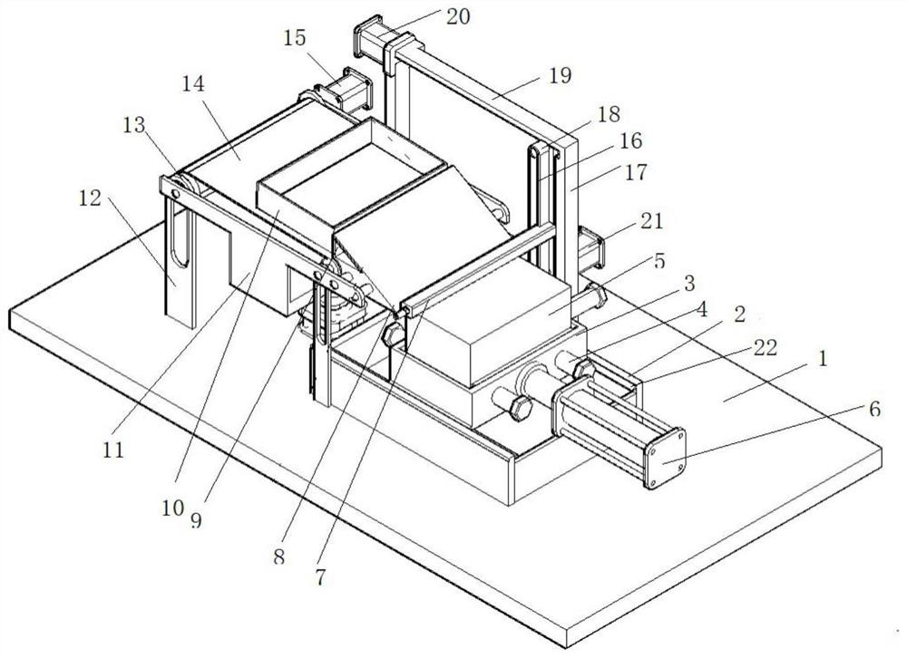 A pathological slice unfolding and picking machine