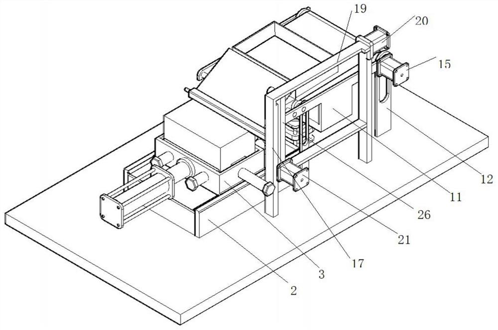 A pathological slice unfolding and picking machine