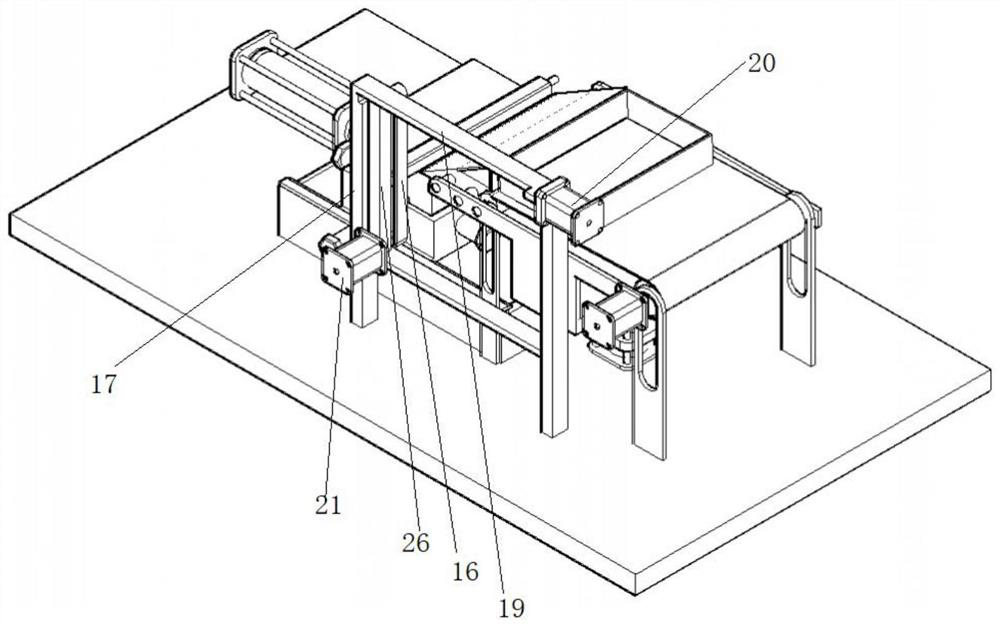 A pathological slice unfolding and picking machine