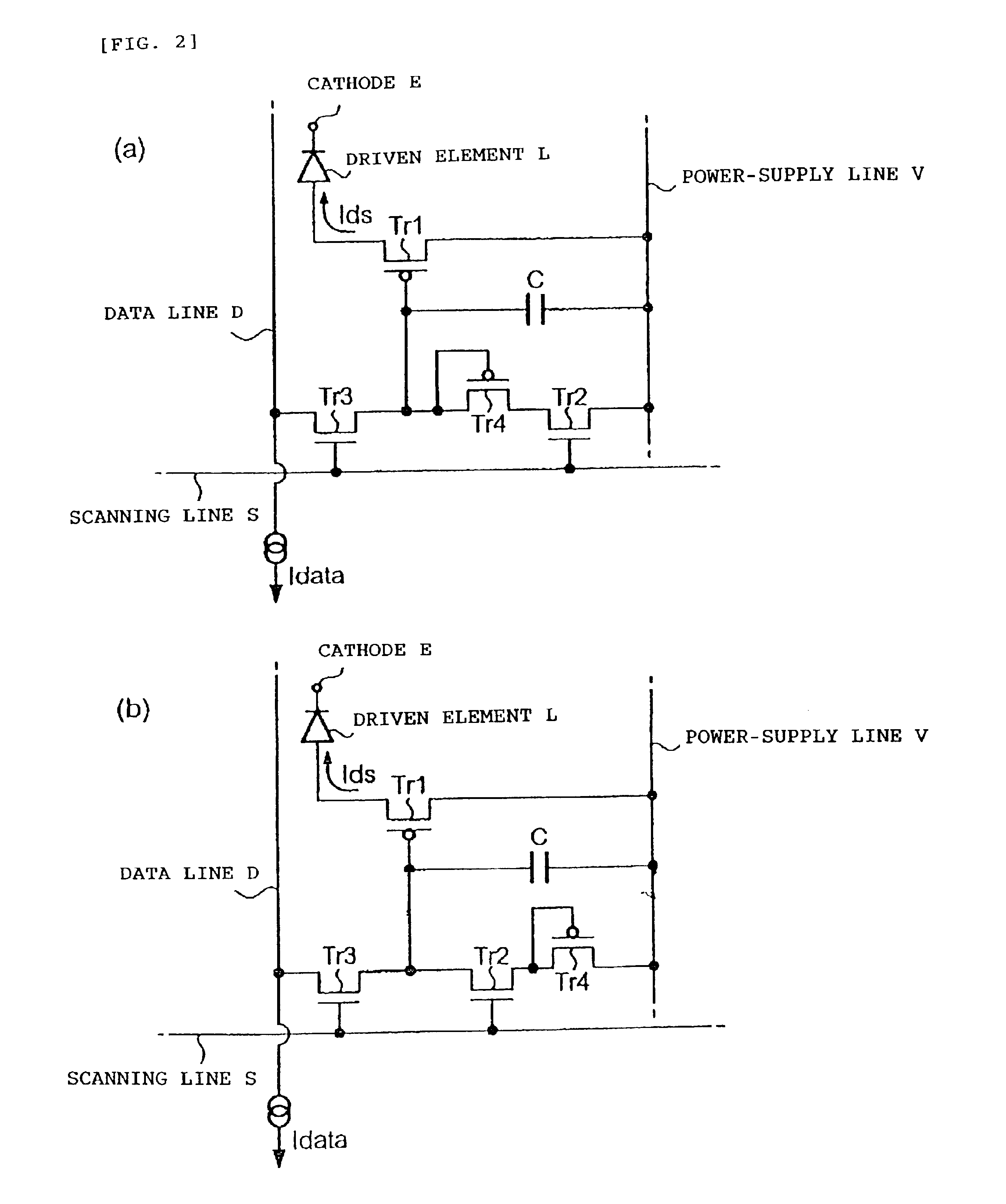 Unit circuit, electronic circuit, electronic apparatus, electro-optic apparatus, driving method, and electronic equipment