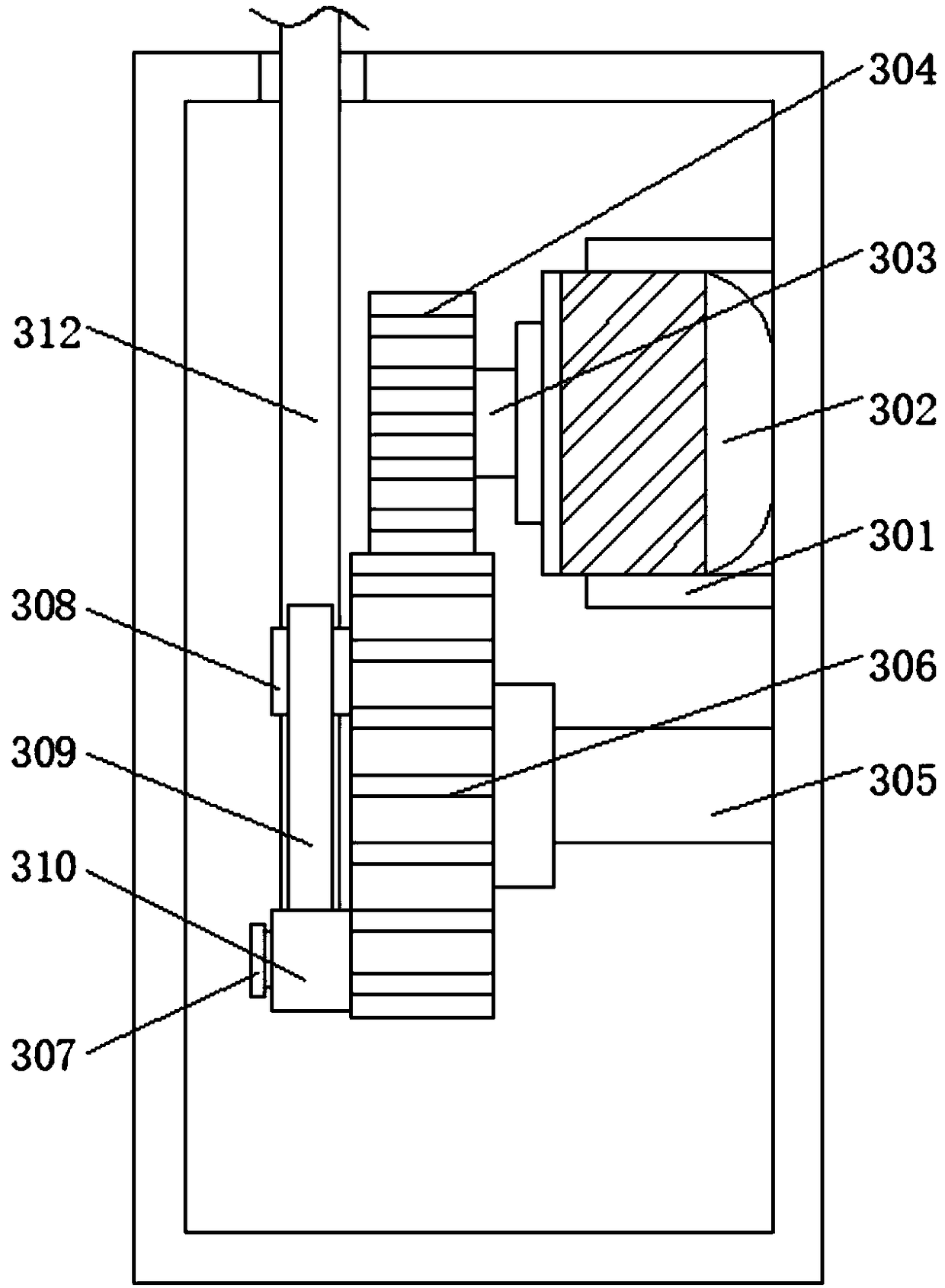 Knee jerk reflex simulation device used for patient with hemiplegic lower limbs