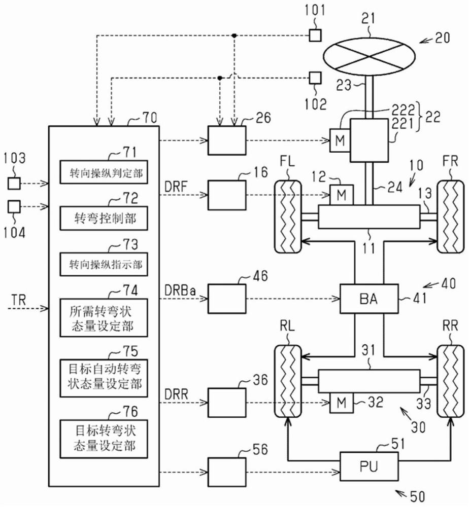 Travel control device for vehicle