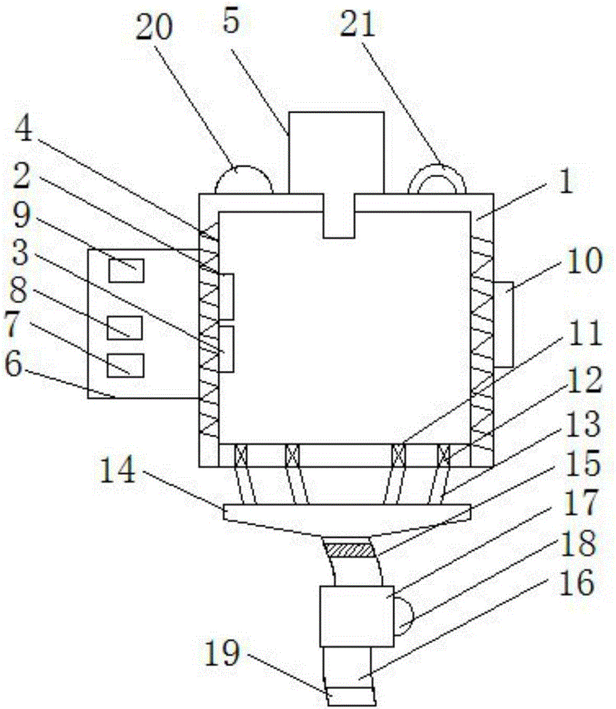 Automatic infusion heat preservation nursing control system for operating room