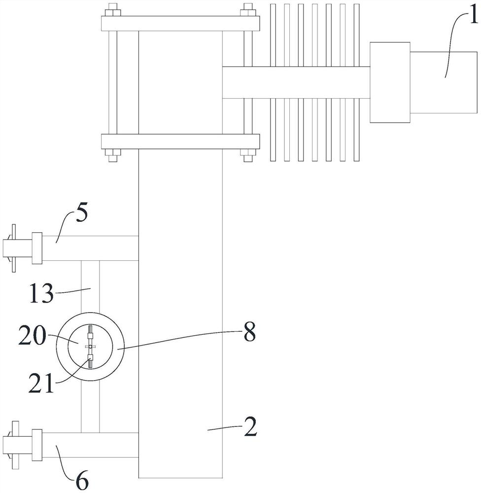 Electric control noninvasive installation type buoy level meter