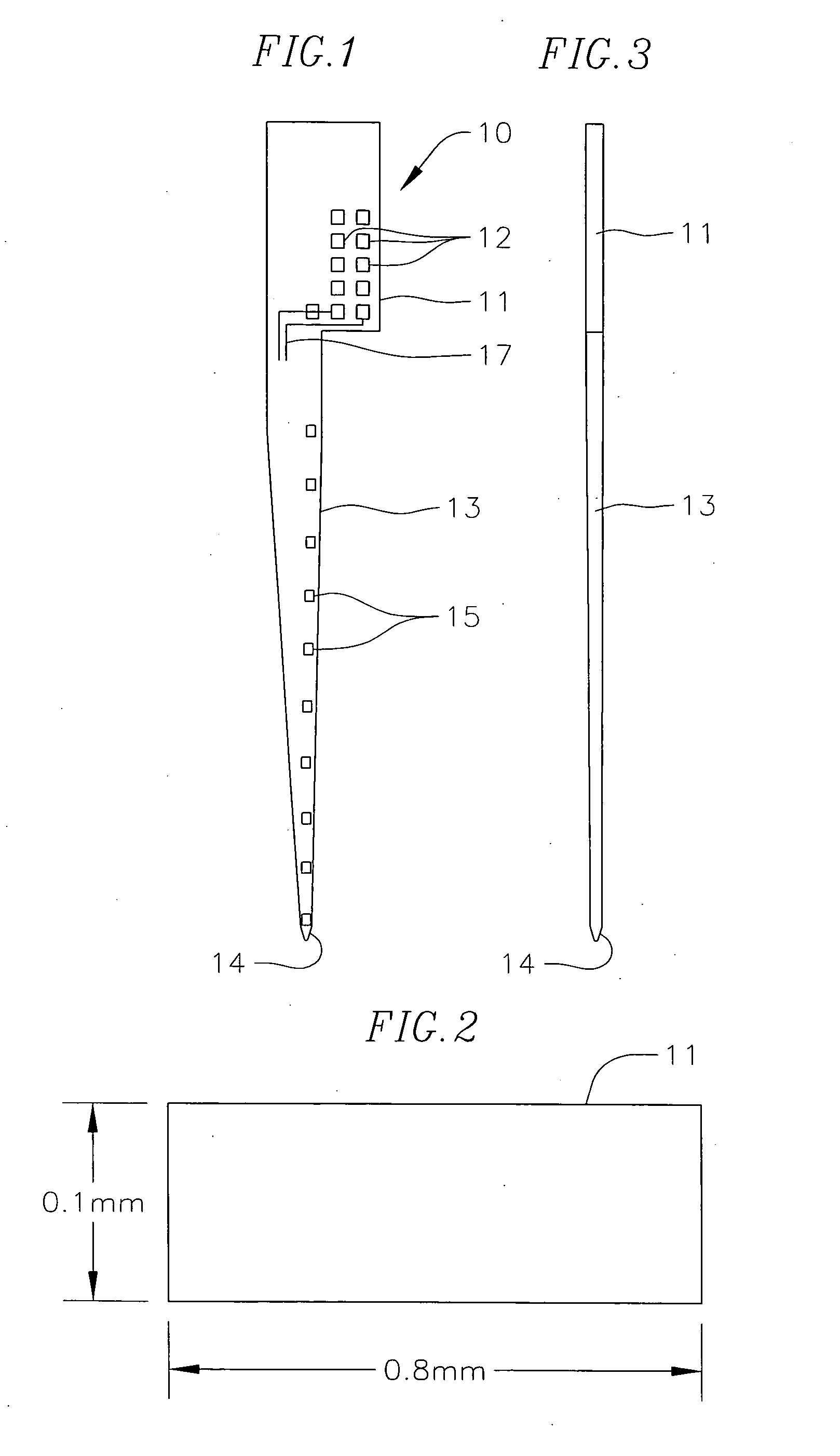 Microelectrode array for chronic deep-brain microstimulation for recording