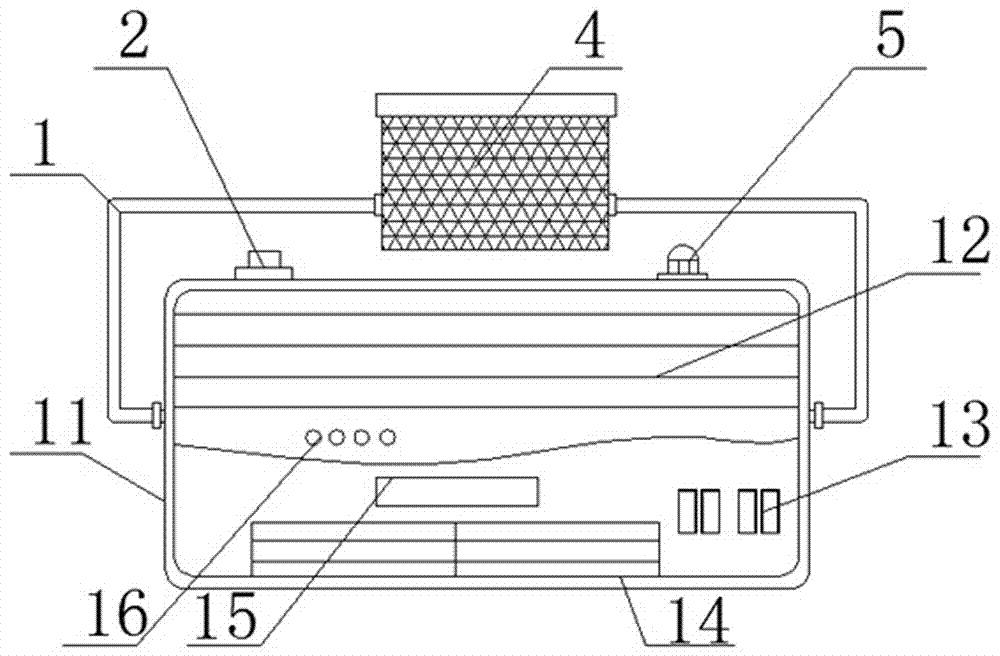 Bathroom air conditioner capable of recycling condensed water and preventing electric shock