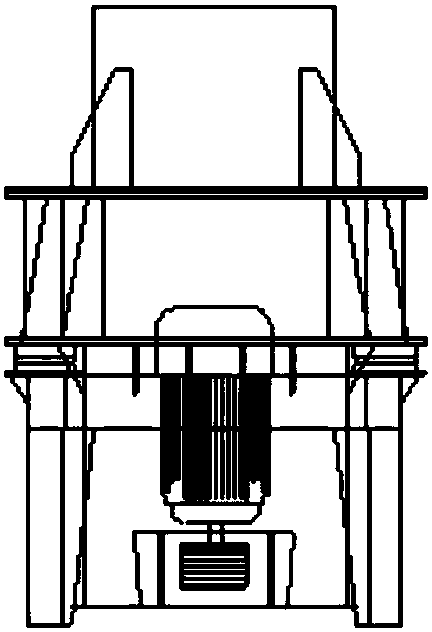 A method for crushing and separating fused magnesia