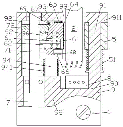 Communication cable connection positioning device