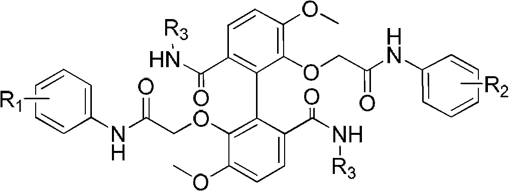 Biphenyl compound serving as antitumor medicament and preparation method thereof