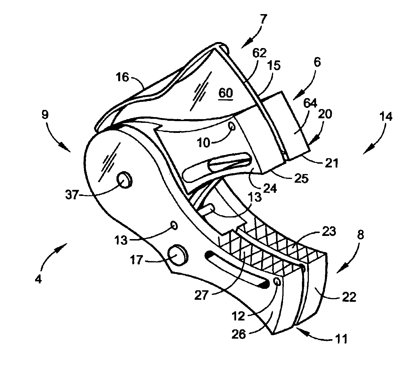 Medical knife assembly and method of using same