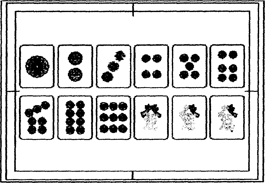 Method for preparing zirconium oxide hollow ceramic mahjong