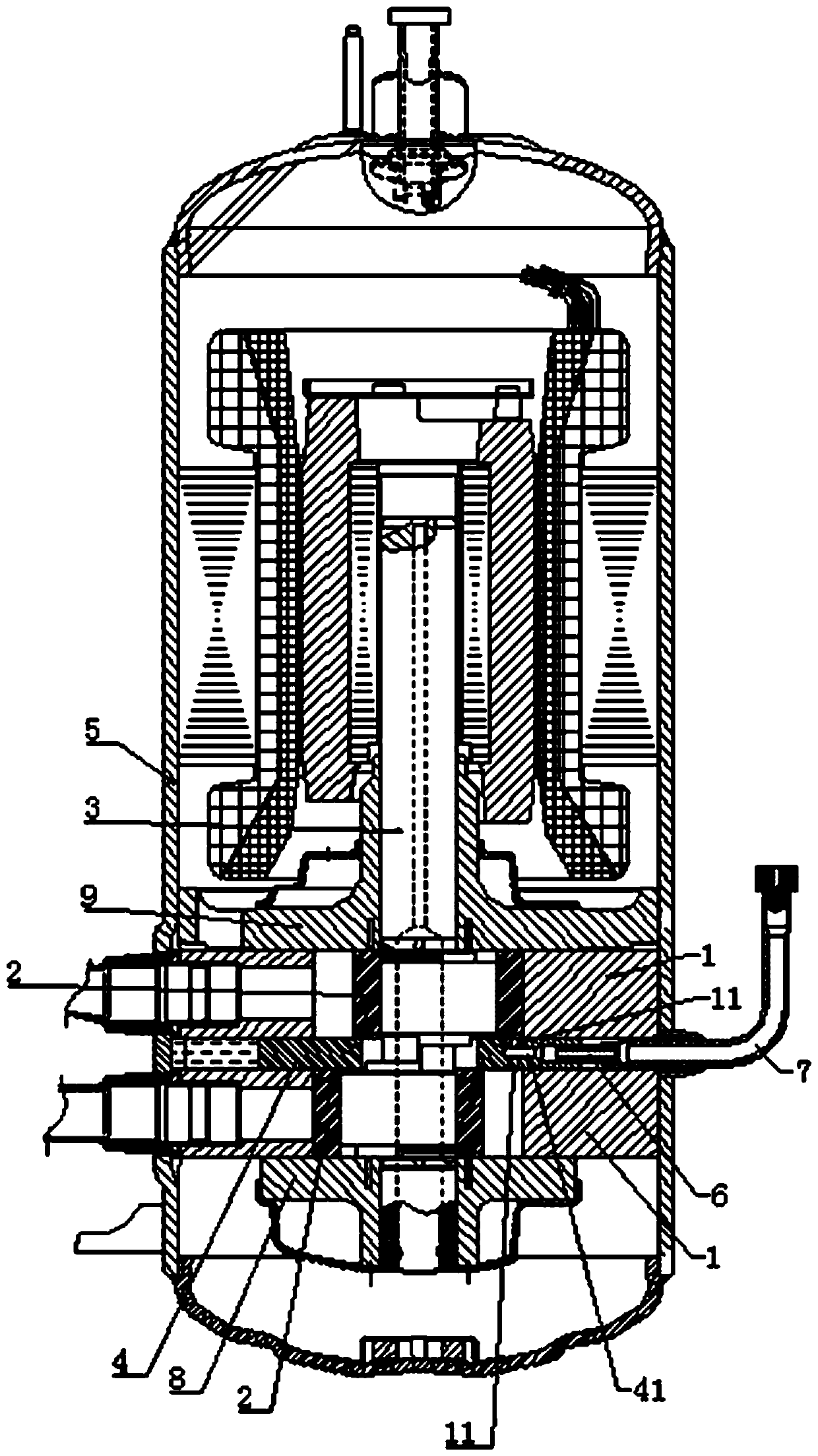 Compressor and air conditioner