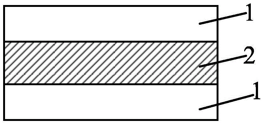 A CoFe  <sub>2</sub> o  <sub>4</sub> /BaTiO  <sub>3</sub>  Layered magnetoelectric composite material and its preparation method