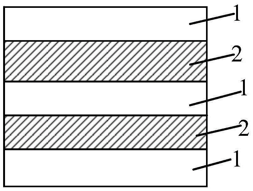 A CoFe  <sub>2</sub> o  <sub>4</sub> /BaTiO  <sub>3</sub>  Layered magnetoelectric composite material and its preparation method