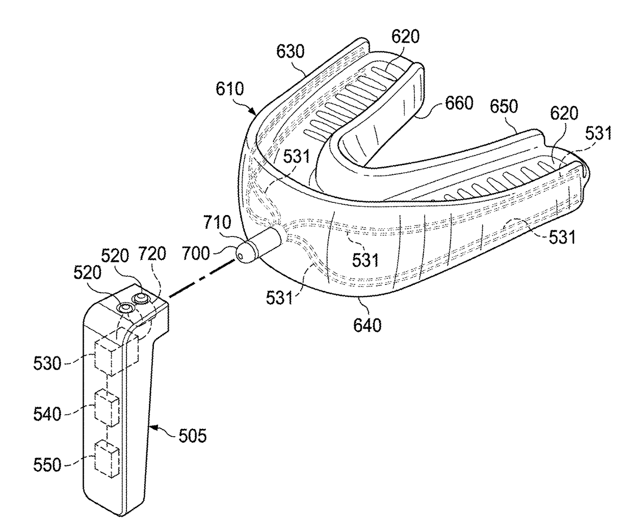 Electro-orthodontic device