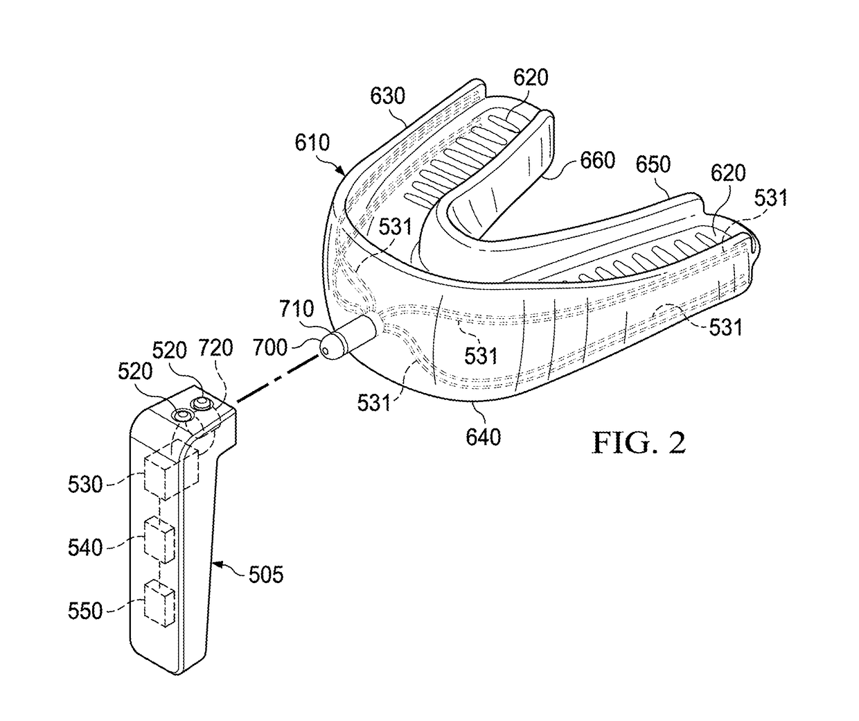 Electro-orthodontic device