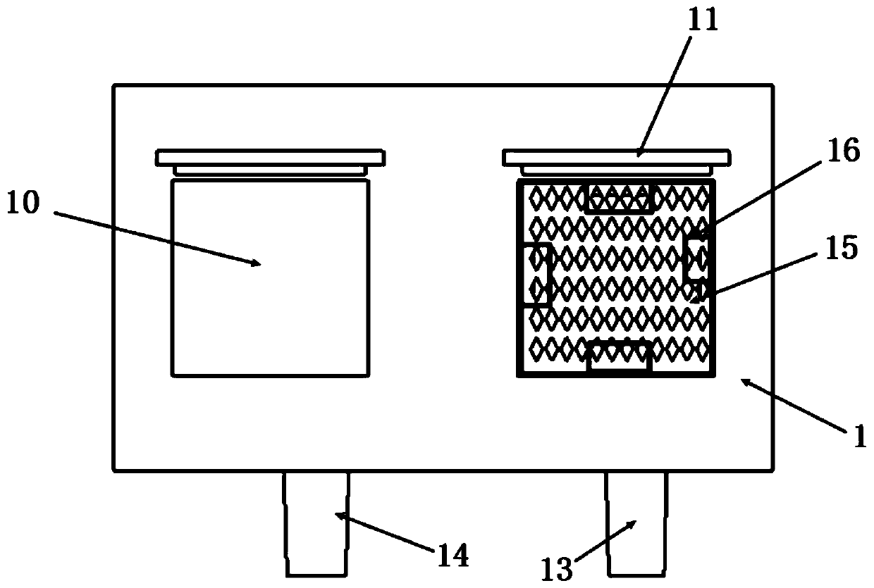 Ship body section weld seam derusting device